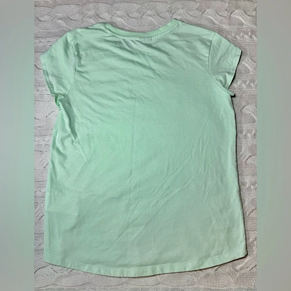 Puma Light Green Tee and Light Pink Shorts Set Size Large #1105 - Picture 4 of 13
